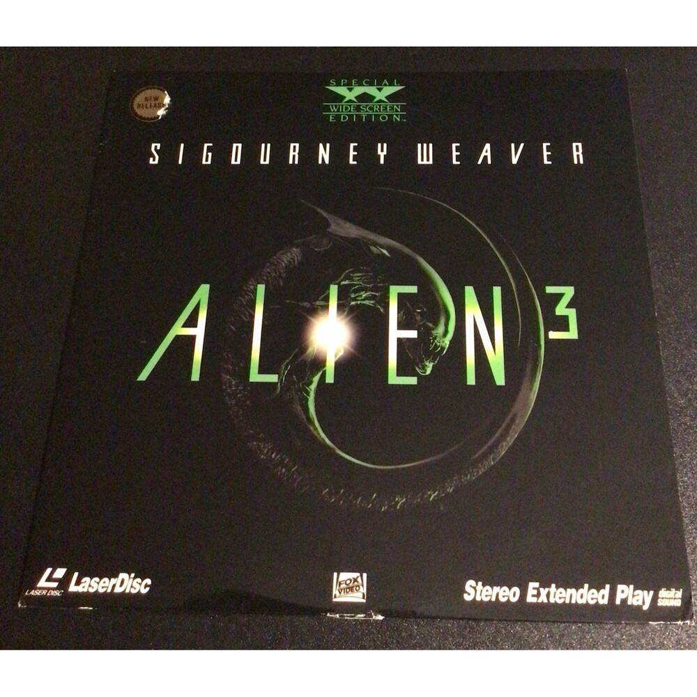 ALIEN 3 Movie 12" LaserDisc Special WideScreen Edition-Sigourney Weaver 1992